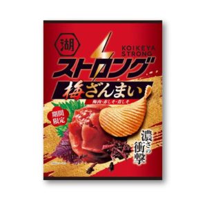 Koikeya STRONG Kartoffelchips -ume zanmai [begrenzte Ausgabe]