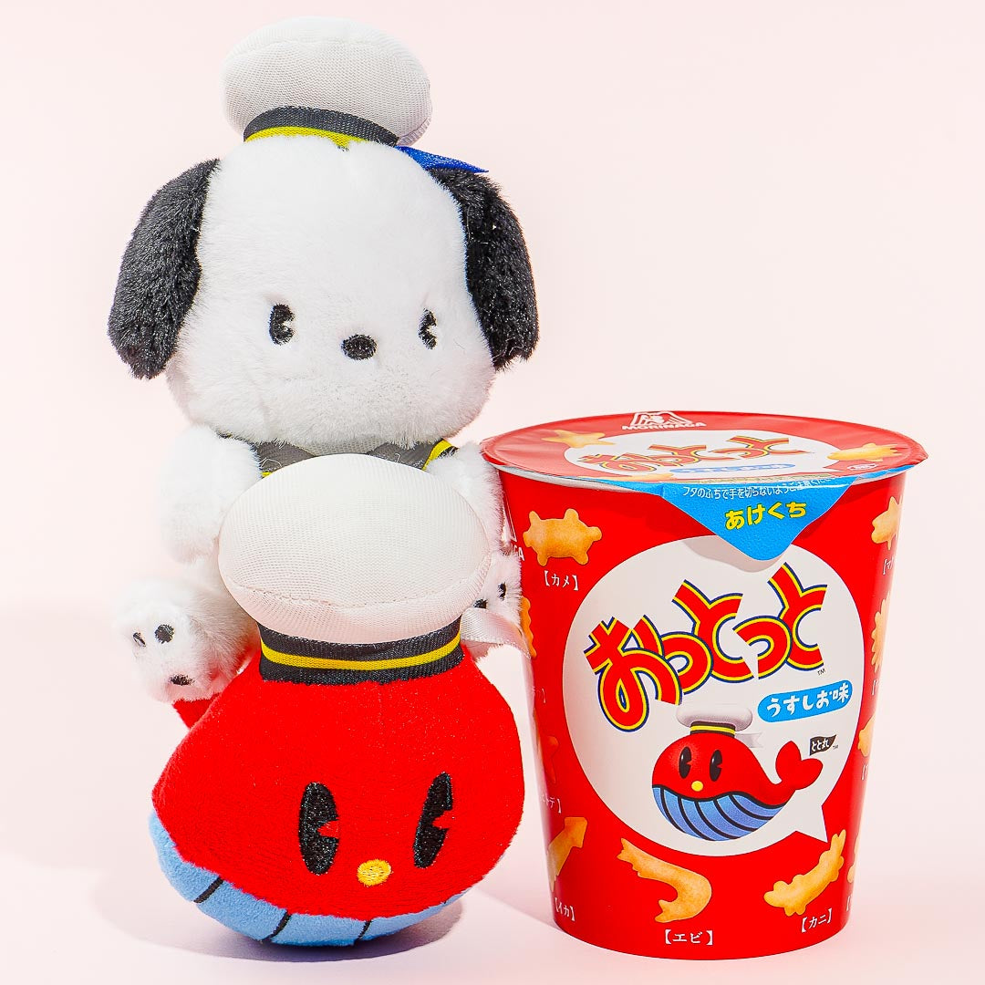 Ottotto x Sanrio Characters Plüsch Charm & Crackers – Pochacco