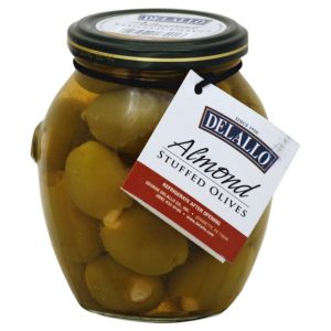 Delallo Mandel gefüllte Oliven, 7 Oz