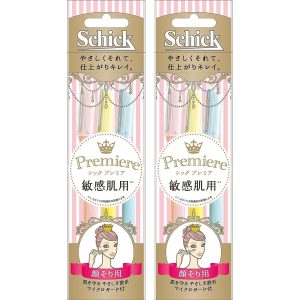 Schick Premium empfindliche Haut Einwegrasierer (3 Anzahl x 2 Packungen) direkt aus Japan – Tokyo Sakura Mall