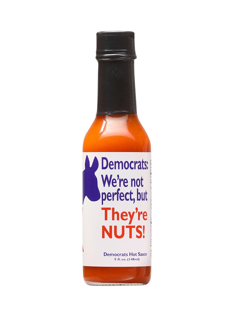 Chilisauce Demokraten Wir sind nicht perfekt, aber sie sind NUTS! 5 oz Hitze 6 P