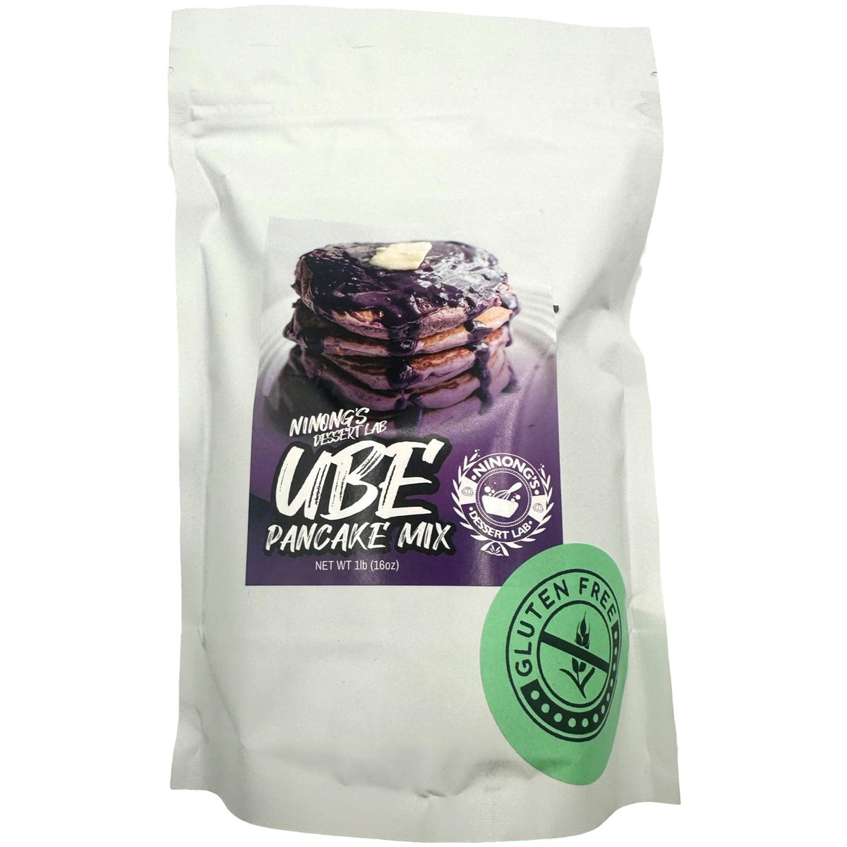 Ninong’s Dessert Lab – Ube Pfannkuchen Mix glutenfrei – 1 lb