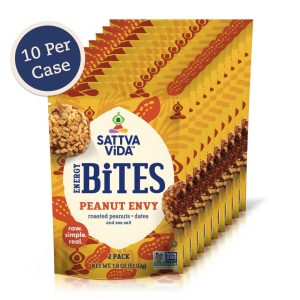 Sattva Vida NEW Erdnuss Neid Energiestiche, (10 pro Fall) – 2pack
