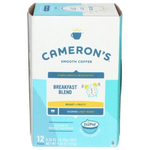 Camerons Kaffee – Frühstücksmischung Einzel servieren Kaffee, 12 Count-Pack