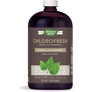 Natures Way – Chlorofresh Natürliche ungeschminkte 16 Unzen – Packung mit 1 x 1 ml