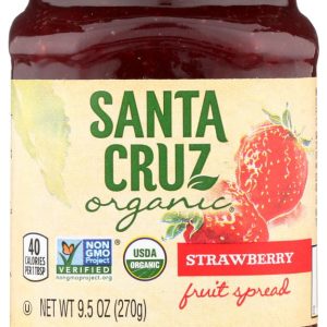Santa Cruz Bio-Fruchtaufstrich Erdbeere 9,5 Unzen Packung mit 6