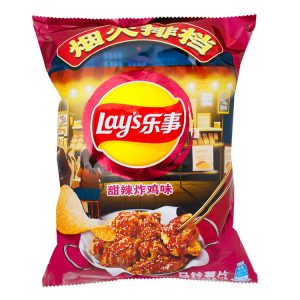 Lays süß & würzig frittiertes Huhn Geschmack