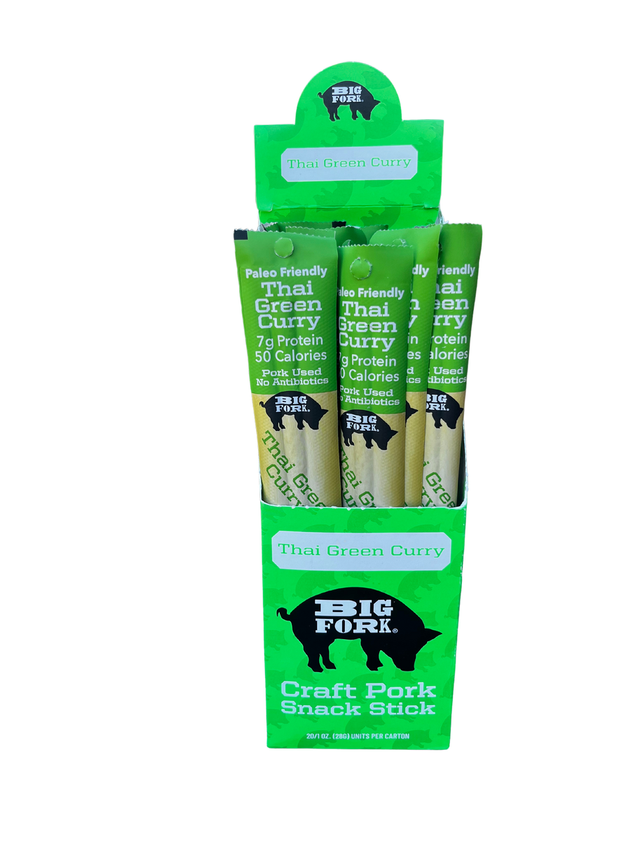 Groß Fork Craft Schweinefleisch Snack Stick – 20 Stück Hülle