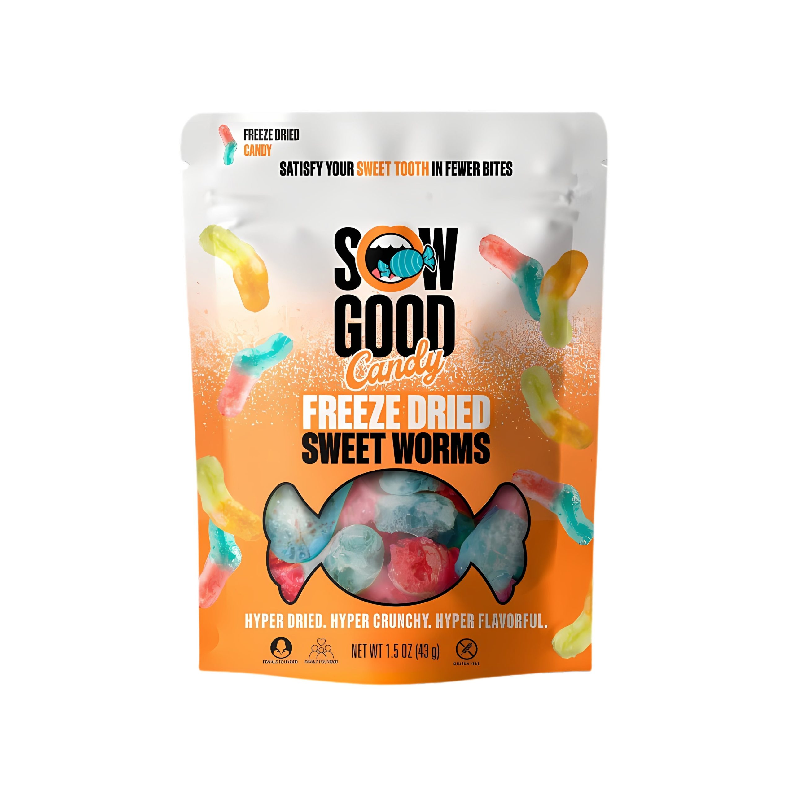 Sow Good Freeze Getrocknete süße Würmer (USA)