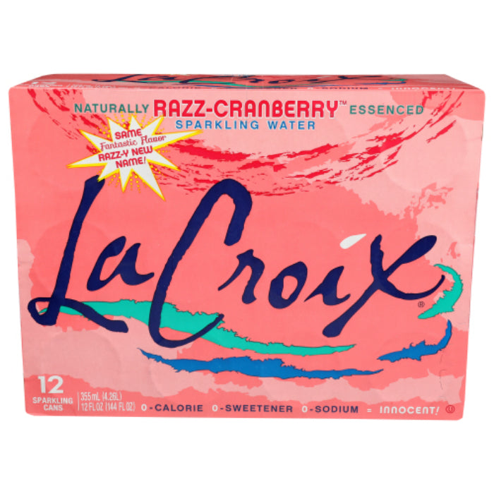 La Croix – glitzernd Water Razz-Cranberry, 144 fl oz (12-Packung) – Packung