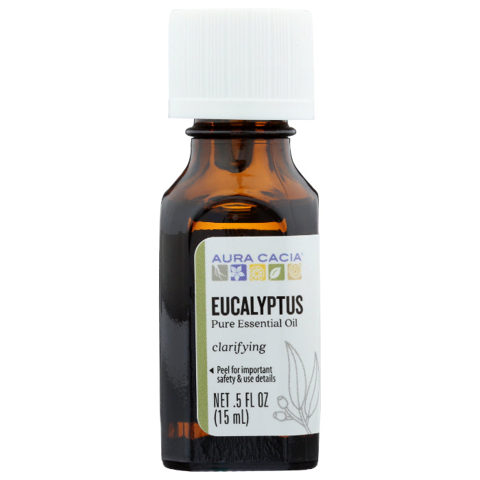 Aura Cacia Ätherisches Öl Eukalyptus, 0,5 oz (Packung mit 1)