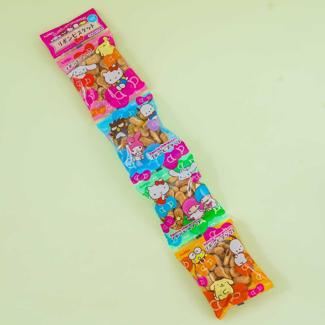 Sanrio Charaktere Milchband Biskuit Set – 4 Stück