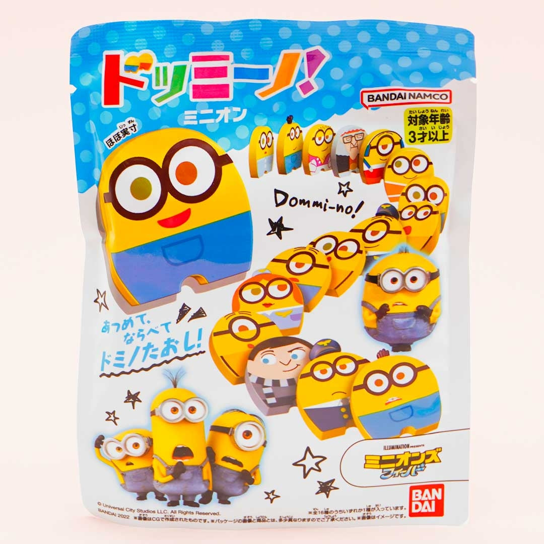 Minions Domino Packung mit Süßigkeiten