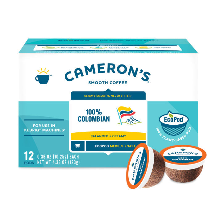Cameron's Kaffee – Meersalz Colombian Kaffee, 12 Stück 4,33 oz – Packung