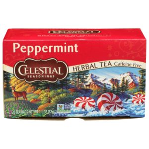 Celestial Seasonings Kräutertee Pfefferminze, 20 Beutel Packung mit 6