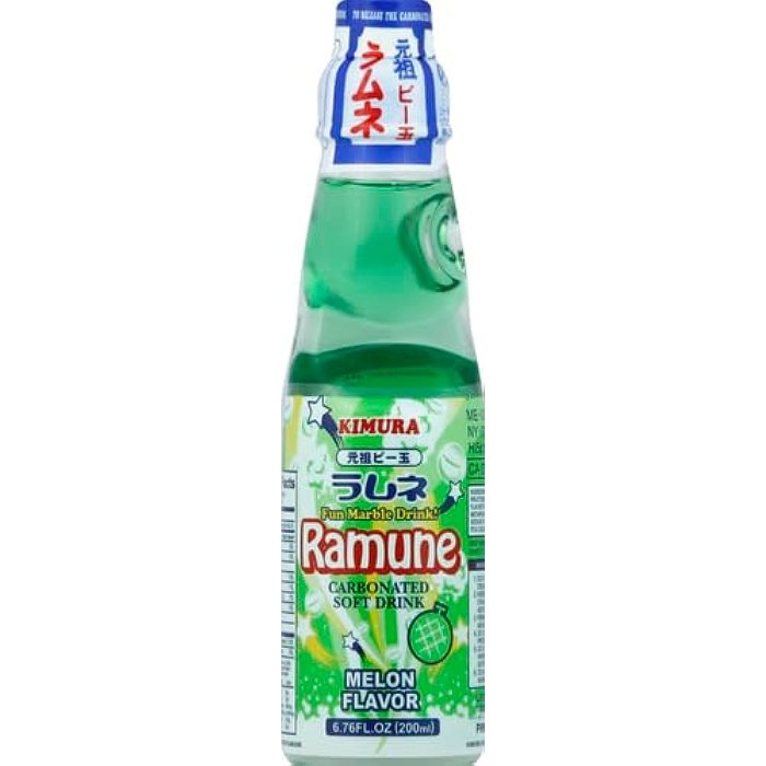 Kimura – Bev Ramune Melone 6.76 Oz – Packung mit 18 Stück