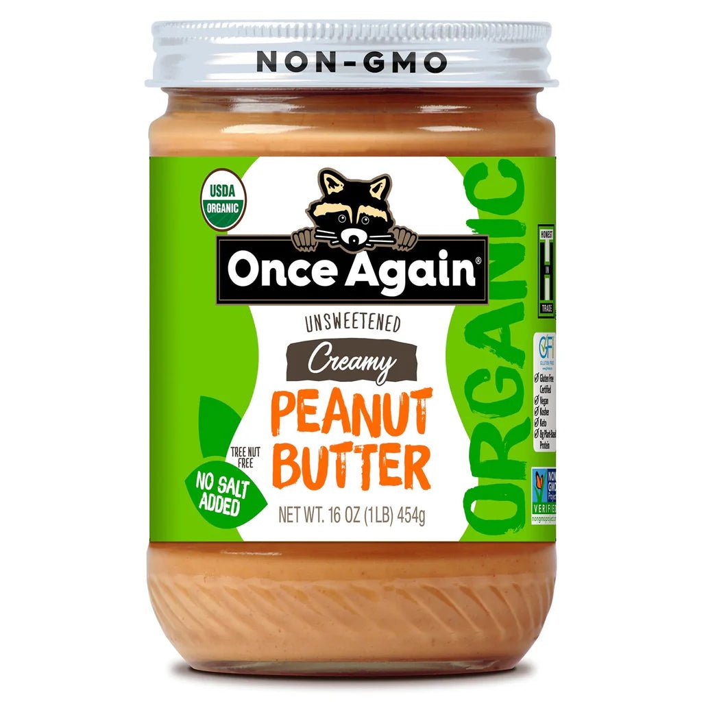 Erdnussbutter, cremig, ohne Salz, Bio