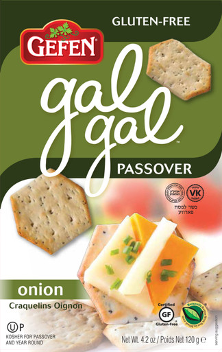 Gefen Gal Gal Passah Crackers Zwiebel, 4,2 oz