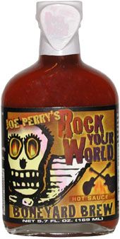 Joe Perry's Rock Ihre Welt Chilisauce mit Pick, 5oz