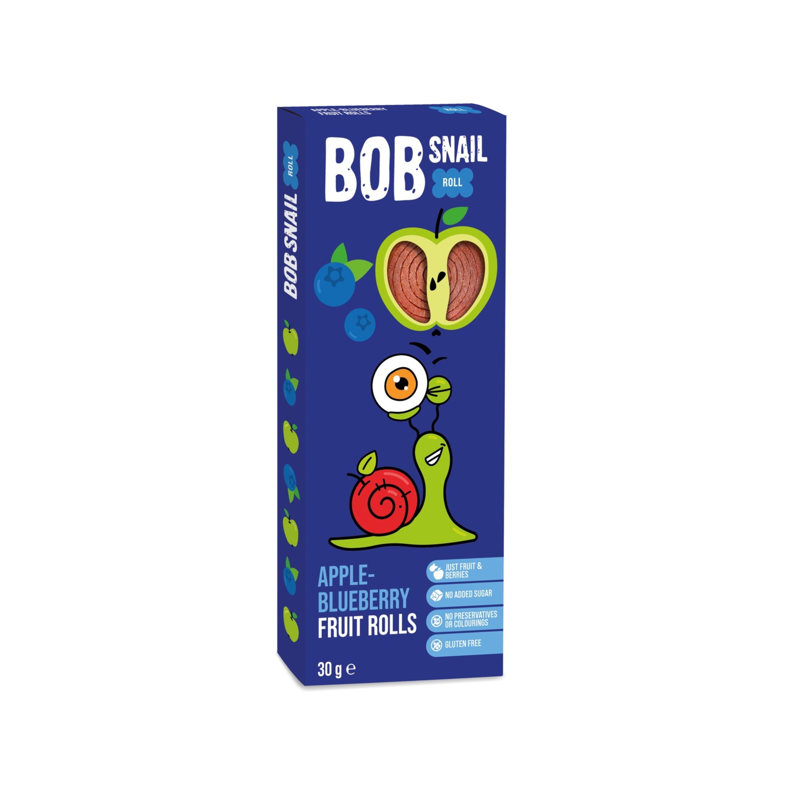 Bob Schnecke Apfel Heidelbeere Roll 30g (Ukraine)