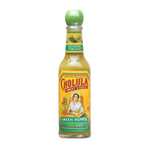 scharfe Sauce Cholula grüner Pfeffer Jalapeno & Poblano 5 Unzen Mexiko Hitze 5 $
