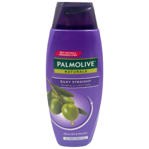 Palmolive Naturals Shampoo und Conditioner – seidig gerades Olivenöl & Keratin – – 400ML
