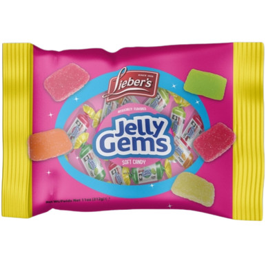 Lieber's Passah Jelly Gems weich Süßigkeiten, verschiedene Fruchtaromen, 11 oz