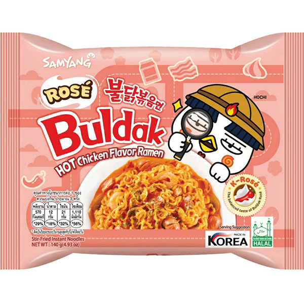 Buldak scharf Ramen – Rose