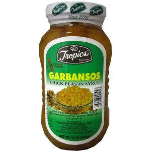 Tropics Garbansos – Kichererbsen in Sirup – 12 OZ