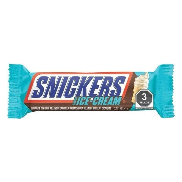 Snickers Eiscreme aromatisiert Schokolade
