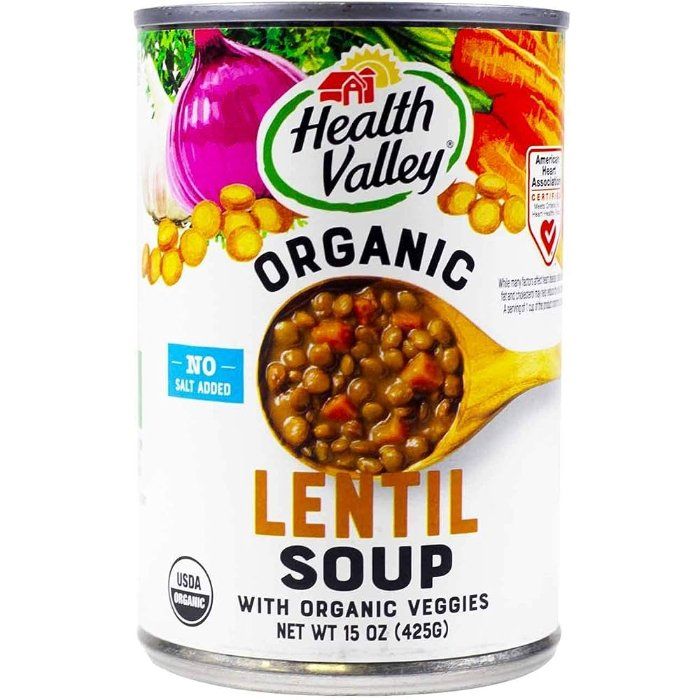 Health Valley – Soup Lentil Ns Org 15 Oz – Packung mit 12