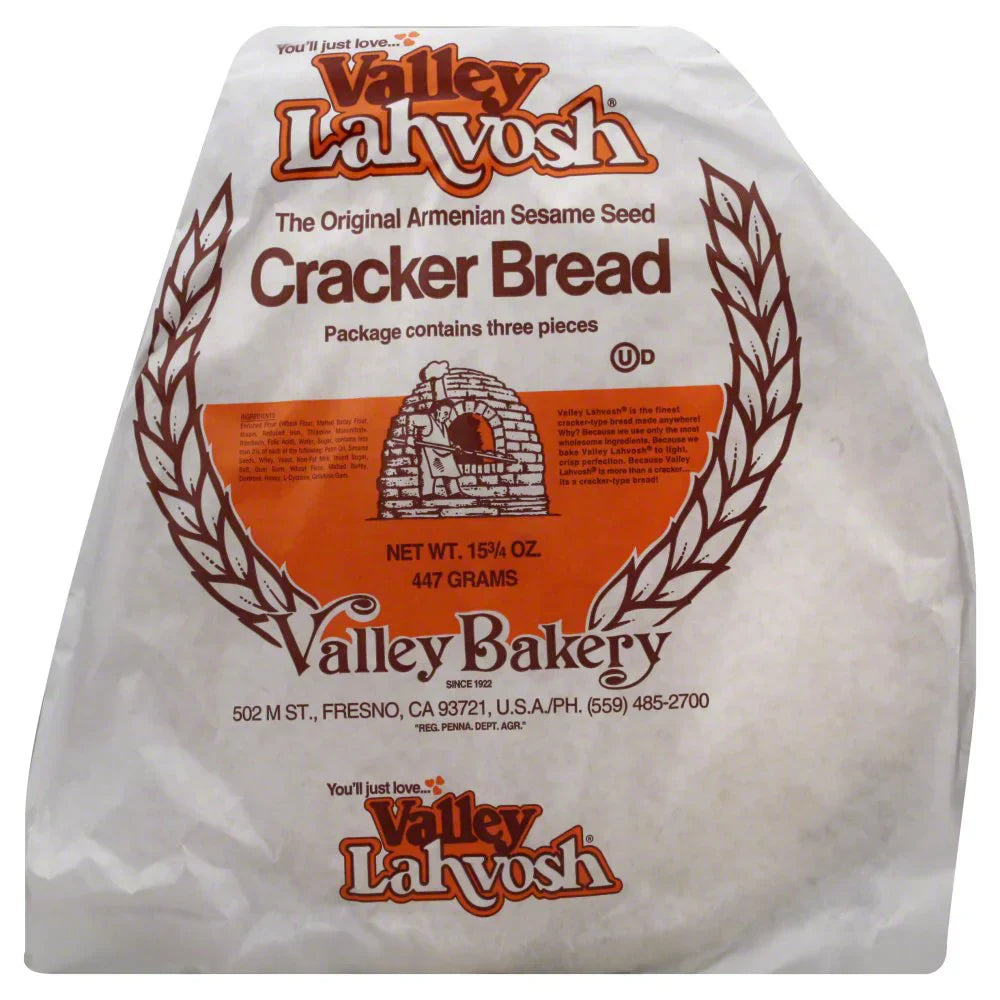 Valley Lahvosh – Cracker rund 15in Original, 15,75 oz – Packung mit 7 Stück