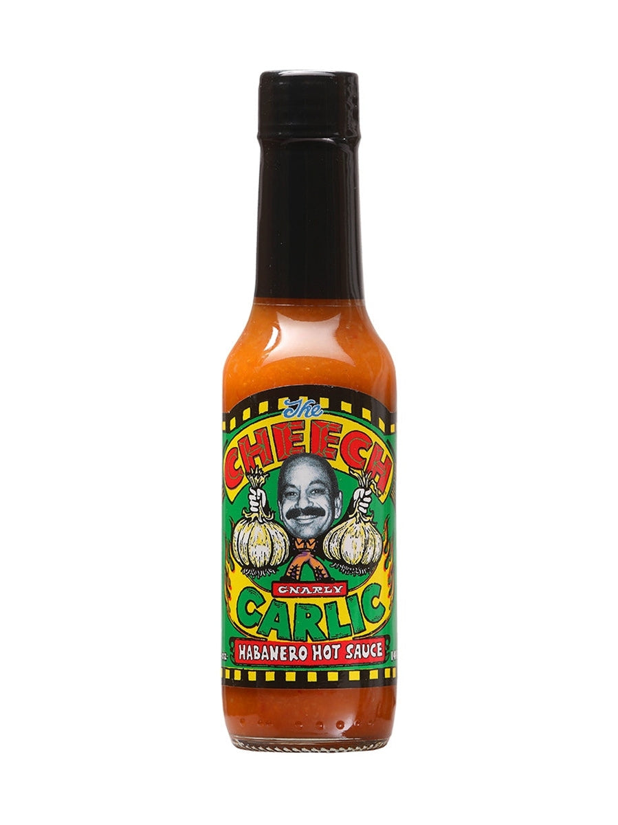 Chilisauce Cheech Gnarly Knoblauch Habanero 5 oz Hitze 7