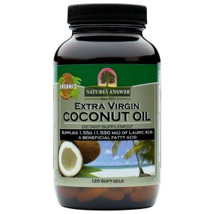 Nature's Answer – Extra Virgin Kokosöl Softgel – 120 Stück