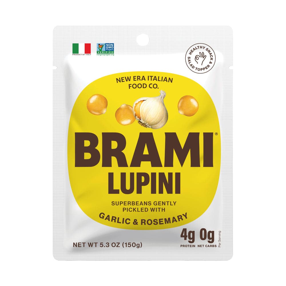 Brami Lupini – Knoblauch & Rosmarin Bohnen Snack, 5,3 oz