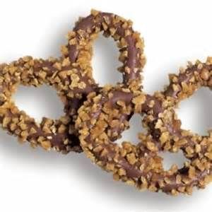 Asher's Gourmet Milchschokolade Toffee überzogene Brezeln