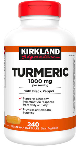 Kirkland Signature Kurkuma 1000 mg., 240 Kapseln