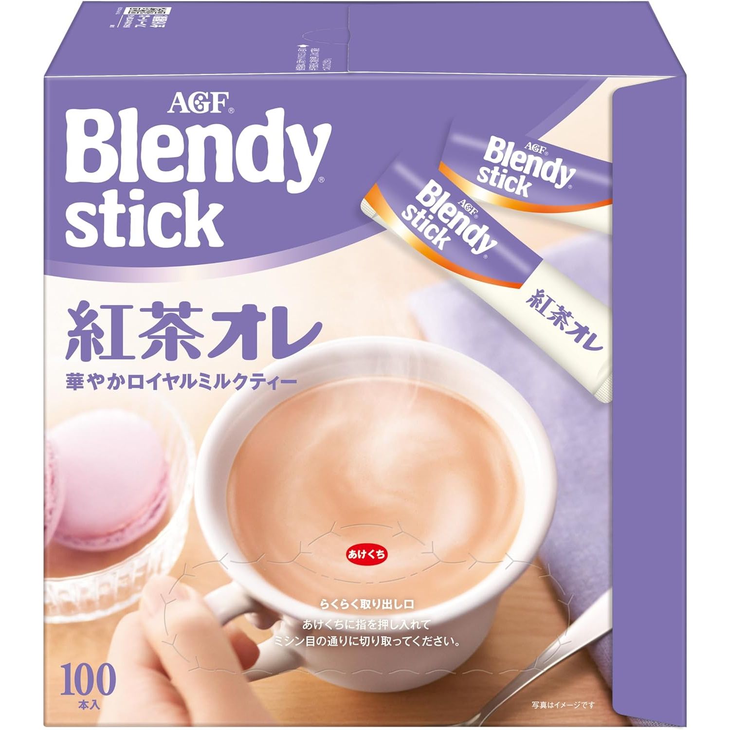 AGF Blendy Stick Tee Lait 100 Stick Milchtee Hergestellt in Japan – Tokyo Sakura Mall