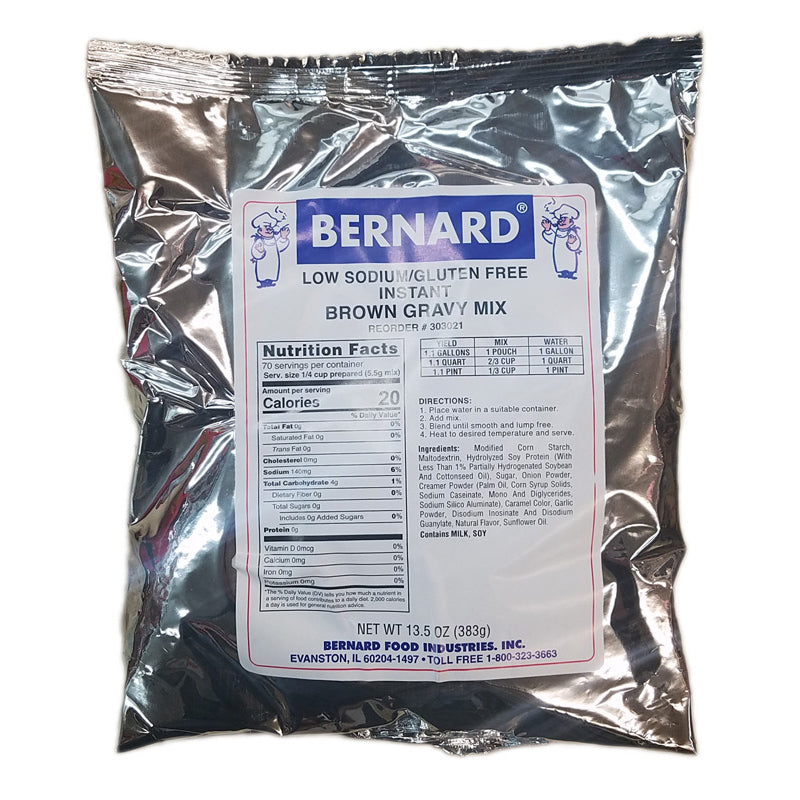 Bernard sehr natriumarm, fettfrei braun Gravy Mischung
