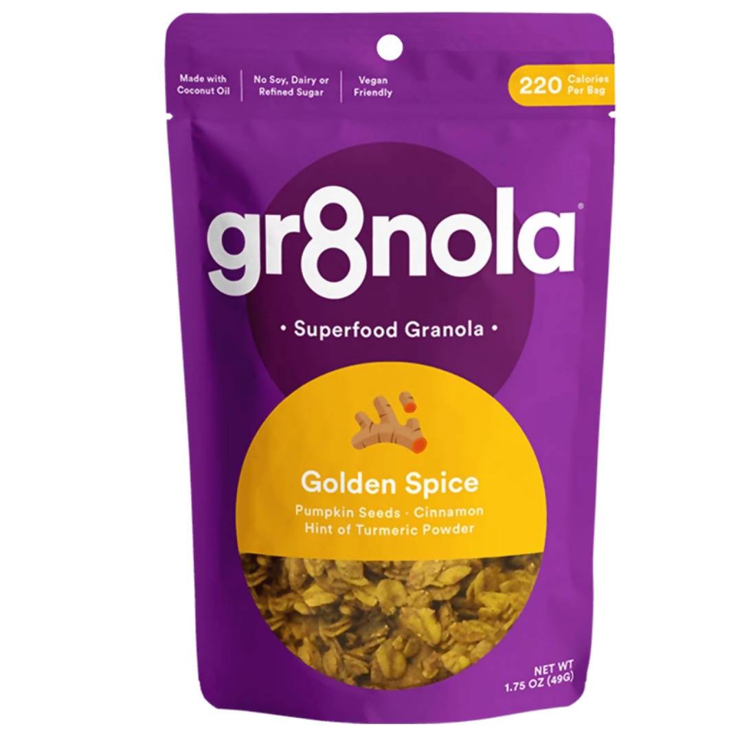 Gr8nola Golden Spice Granola Packungen – 60 x 1,75 oz