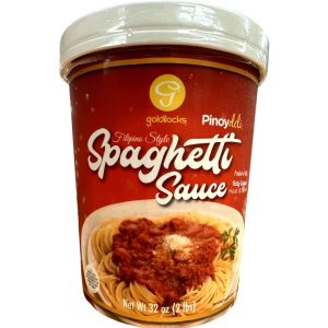 Goldilocks – Filipino Style Spaghetti Soße (mit Fleisch) – ganz gekocht – erhitzen und servieren – 2 lbs