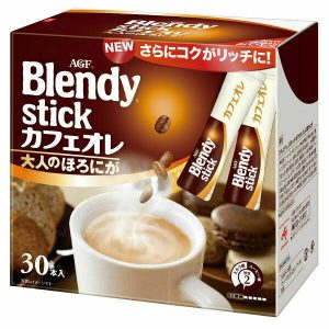 Ajinomoto, Blendy, 30 Sticks, Instant Kaffee, Bitter Cafe Latte