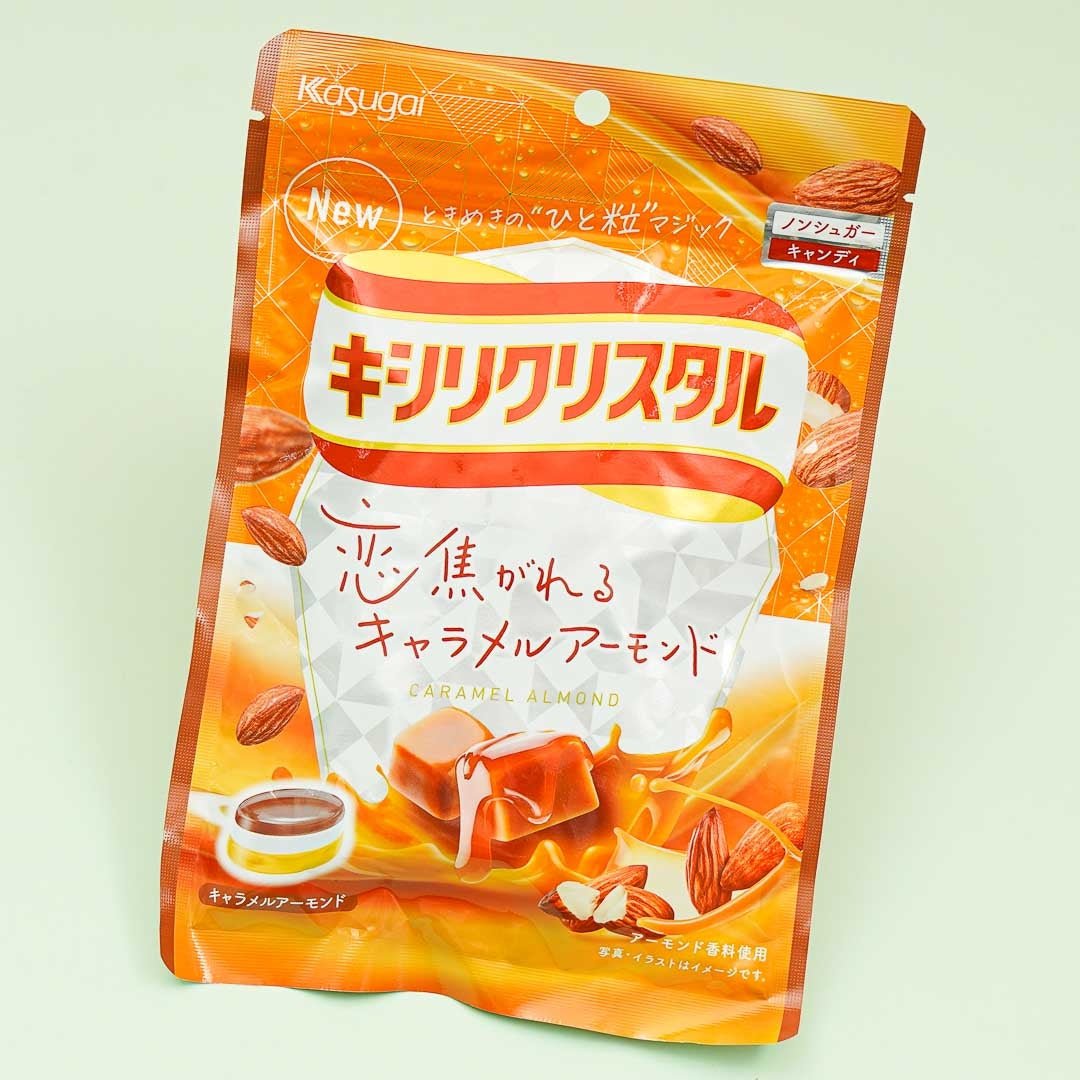 Kasugai Kishiri Kristall Süßigkeiten – Karamell-Mandel
