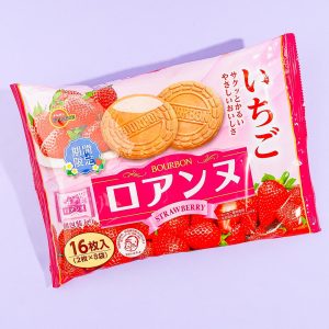 Bourbon Roanne Biscuit Sandwiches Erdbeeren