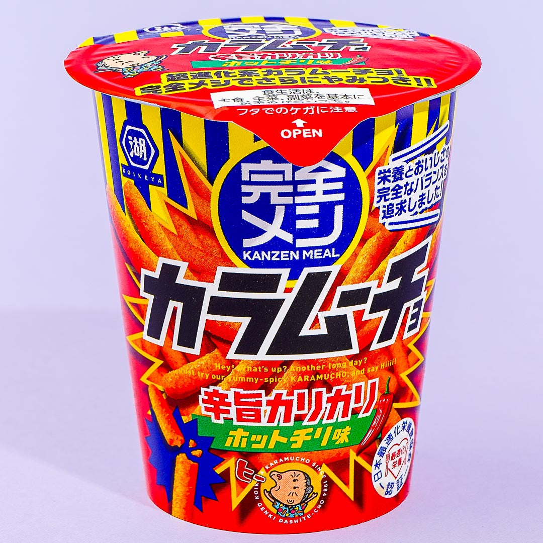Koikeya Karamucho Complete Meal Snack Cup – Heißer Chili