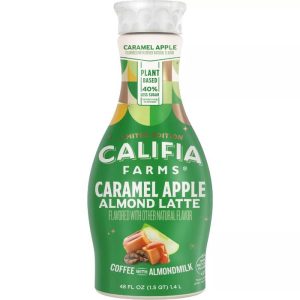 Califia Farms Karamell Apfel Mandel Latte – Herbst Aromen, – 48oz