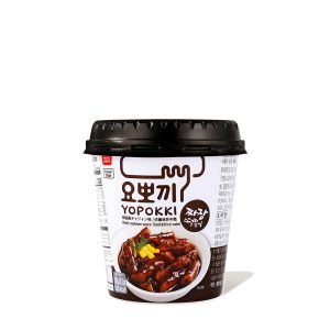 Yopokki Instant tteokbokki Reiskuchen Tasse: jjajang schwarze Bohnenpaste