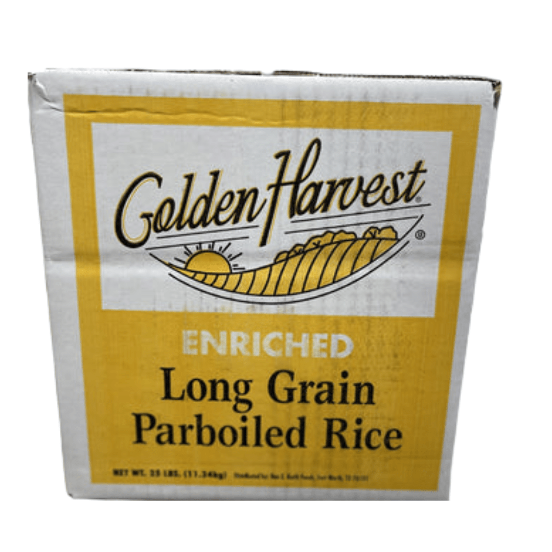 Golden Harvest Parboiled Reis – Premium 25lbs Tasche für gesunde Mahlzeiten