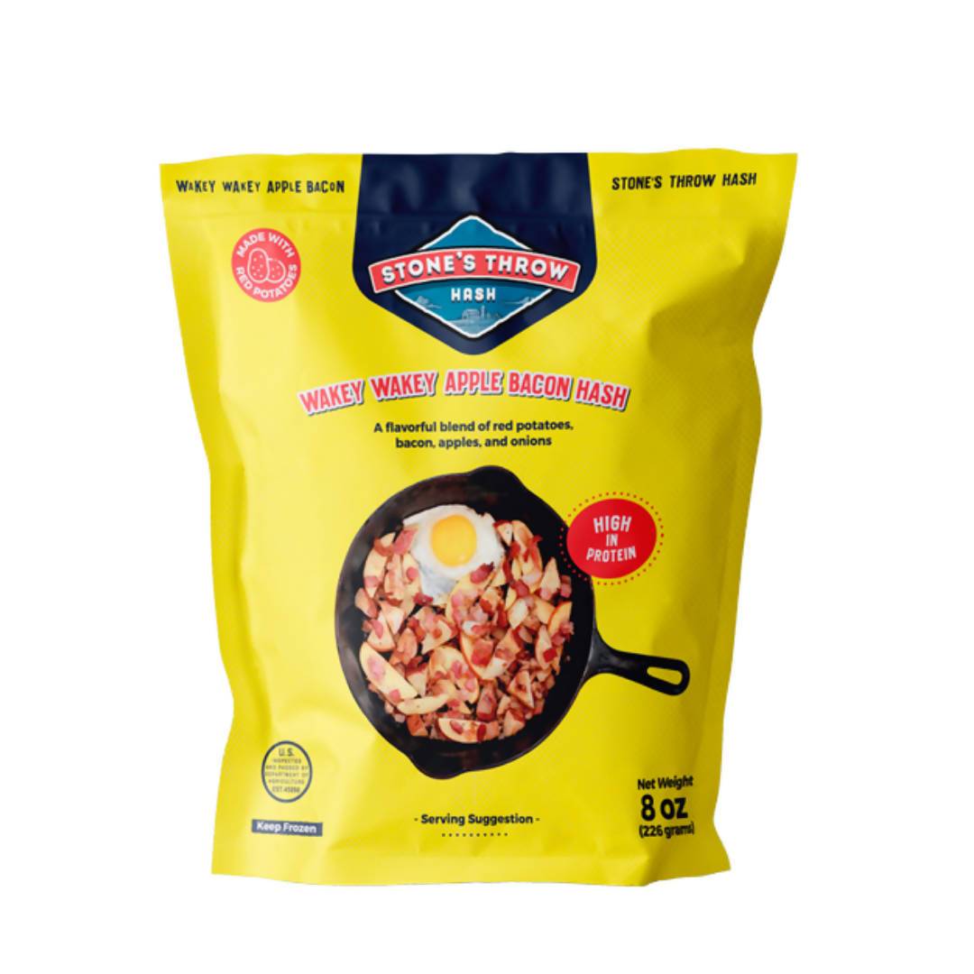 Stone's Throw Hash Wakey Wakey Apfel Speck Hash Taschen – 6 Beutel x 8 Unzen
