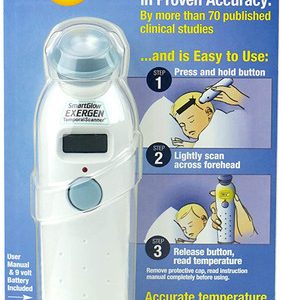Exergen Temporal Scan Forehead Artery Baby Thermometer tat Scanner – 2000c